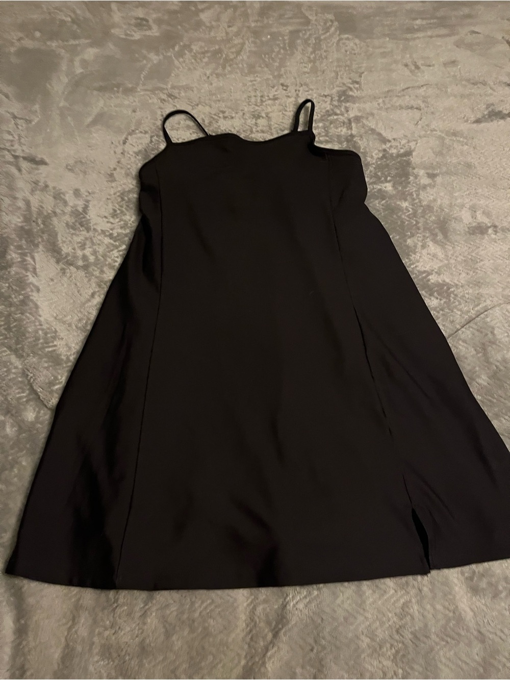 Black Adjustable-Strap A-Line Athletic Dress Game Day